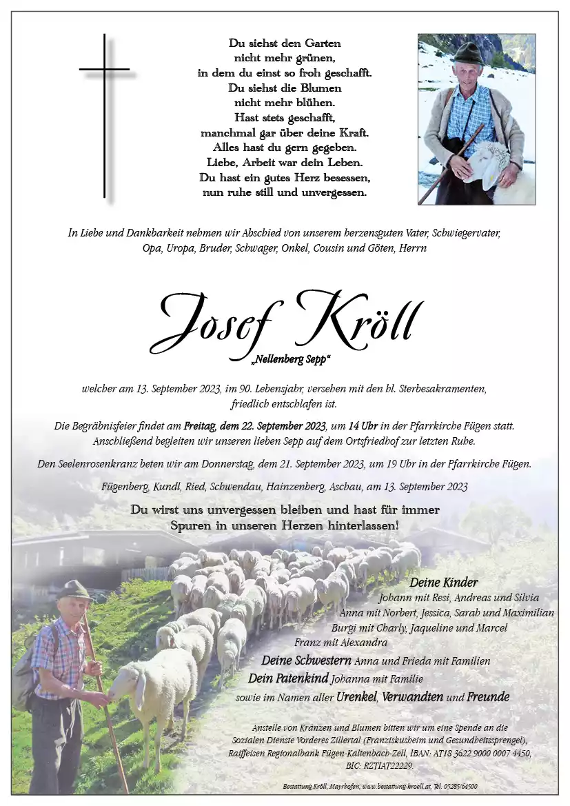 Parte von Josef Kröll